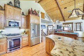 4 Mi to Snow Summit: Cabin w/ Mtn Views & Decks