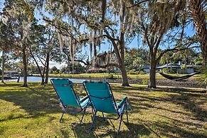 Bayfront Florida Retreat w/ Boat Lift & Fire Pit!