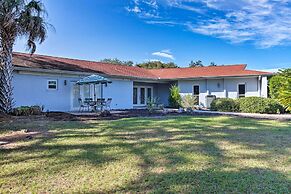 Bayfront Florida Retreat w/ Boat Lift & Fire Pit!