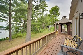 Lakefront Chetek Haven: Dock, Screened Gazebo