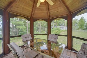Lakefront Chetek Haven: Dock, Screened Gazebo
