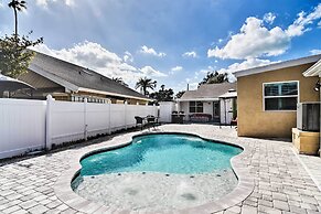Indian Rocks Beach Home: Dock, Beach & Pool Access