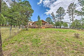 Spacious Ruidoso Home w/ Hot Tub & Fireplaces