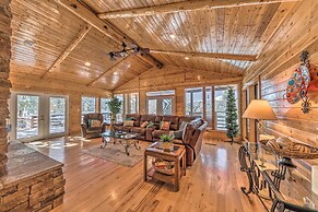 Spacious Ruidoso Home w/ Hot Tub & Fireplaces