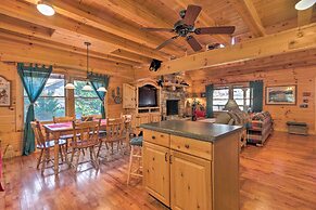 Lake Lure Log Cabin w/ Grill, Near Hiking!