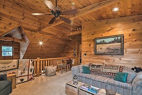 Lake Lure Log Cabin w/ Grill, Near Hiking!