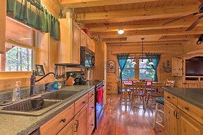 Lake Lure Log Cabin w/ Grill, Near Hiking!