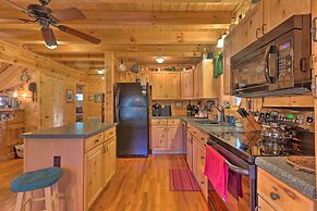Lake Lure Log Cabin w/ Grill, Near Hiking!