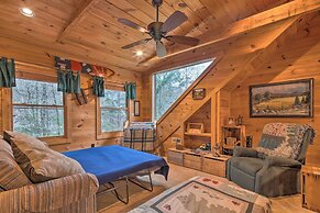 Lake Lure Log Cabin w/ Grill, Near Hiking!