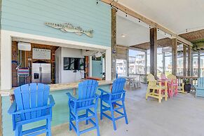 Stilted Galveston Vacation Home w/ Canal Views!