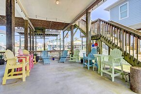 Stilted Galveston Vacation Home w/ Canal Views!