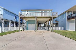 Stilted Galveston Vacation Home w/ Canal Views!