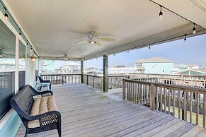 Stilted Galveston Vacation Home w/ Canal Views!