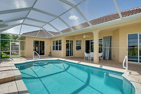 WFH & Relax by Pool: Chic Cape Coral Villa