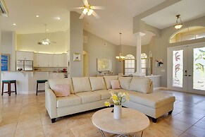 WFH & Relax by Pool: Chic Cape Coral Villa