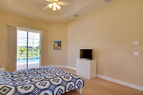 WFH & Relax by Pool: Chic Cape Coral Villa