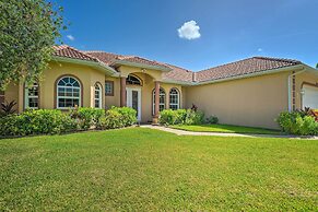 WFH & Relax by Pool: Chic Cape Coral Villa