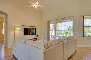 WFH & Relax by Pool: Chic Cape Coral Villa