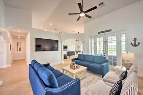 On Canal: Luxe Cape Coral Oasis w/ Pool & Lanai!