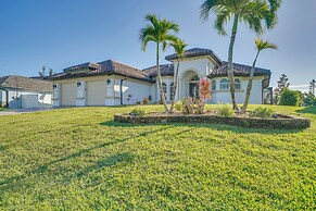 On Canal: Luxe Cape Coral Oasis w/ Pool & Lanai!