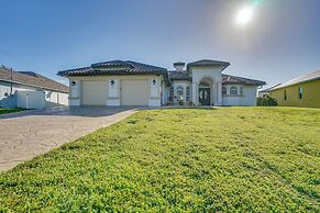 On Canal: Luxe Cape Coral Oasis w/ Pool & Lanai!