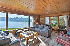 Waterfront Olympia Home w/ Private Beach & Kayaks!