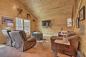 Peaceful Family Cabin on 10 Acres w/ Game Room!