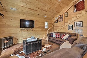 Peaceful Family Cabin on 10 Acres w/ Game Room!