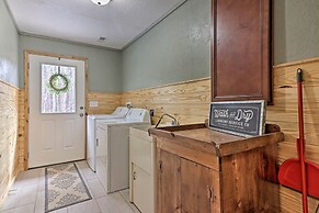 Peaceful Family Cabin on 10 Acres w/ Game Room!