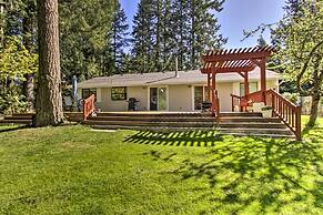 Quiet Lakefront Olympia Home w/ Dock on Half Acre