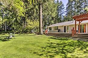 Quiet Lakefront Olympia Home w/ Dock on Half Acre