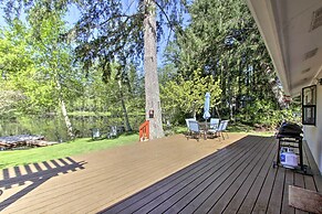 Quiet Lakefront Olympia Home w/ Dock on Half Acre