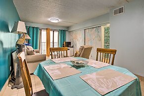 Walk to Beach: Ocean-view Galveston Condo!