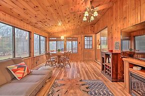 Furnished Deck + Fire Pit: Lake Wallenpaupack Home