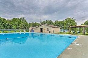 Furnished Deck + Fire Pit: Lake Wallenpaupack Home