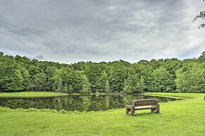 Furnished Deck + Fire Pit: Lake Wallenpaupack Home