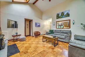 Furnished Deck + Fire Pit: Lake Wallenpaupack Home