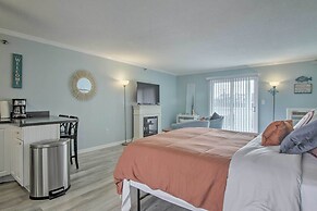 Central Studio w/ Deck: Walk to Shops & Dining!