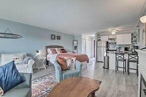 Central Studio w/ Deck: Walk to Shops & Dining!