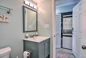 Central Studio w/ Deck: Walk to Shops & Dining!