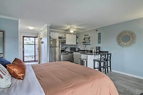 Central Studio w/ Deck: Walk to Shops & Dining!