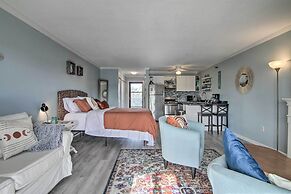 Central Studio w/ Deck: Walk to Shops & Dining!