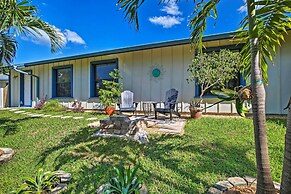 Tropical Cottage w/ Patio, Gas Grill & Fire Pit!