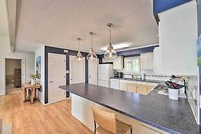 Waterfront Harkers Island Home: Sunset View & Dock