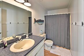 Waterfront Harkers Island Home: Sunset View & Dock