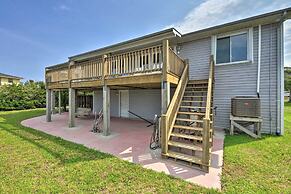 Waterfront Harkers Island Home: Sunset View & Dock
