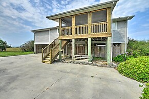 Waterfront Harkers Island Home: Sunset View & Dock