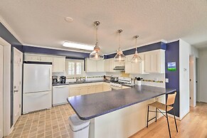 Waterfront Harkers Island Home: Sunset View & Dock