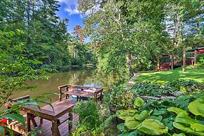 Waterfront Home w/ Boat Dock on Mirror Lake!