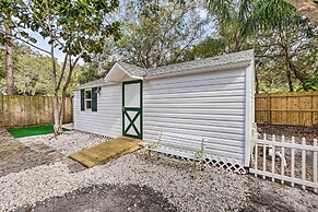 Tropical Palm Harbor Studio: Walk to Gulf!